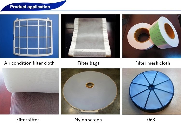 3-2000 Micron Nylon Filter Mesh Fabric , Nylon Filter Cloth Mesh White Color