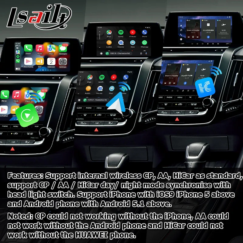 Toyota Crown S220 Android multimedia wireless carplay android auto powered by Qualcomm 8+128GB