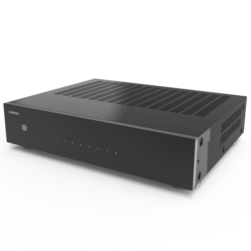 400W RMS Power Rack Mount 8 Channel Power Amplifier For Restaurant Theater Studio