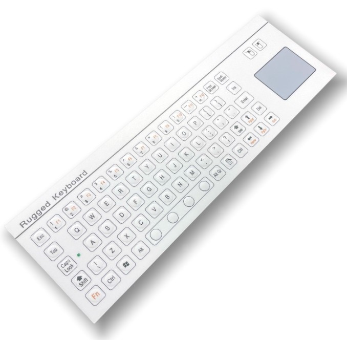 71 Keys IP67 Panel Mounted Keyboard Mini Industrial Membrane Keyboard F8-TP-B