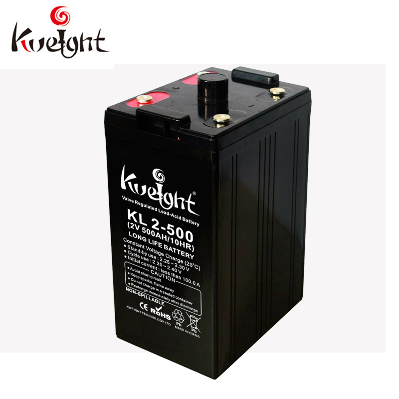 Vrla Mf Gel Lead Acid Deep Cycle Battery 2v 500ah Solar Charge Ups Eps Battery