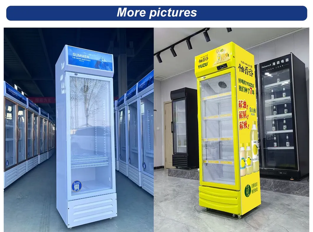 Professional Beer Beverage Refrigerator Enhanced Visibility Design Display Fridge Cooler