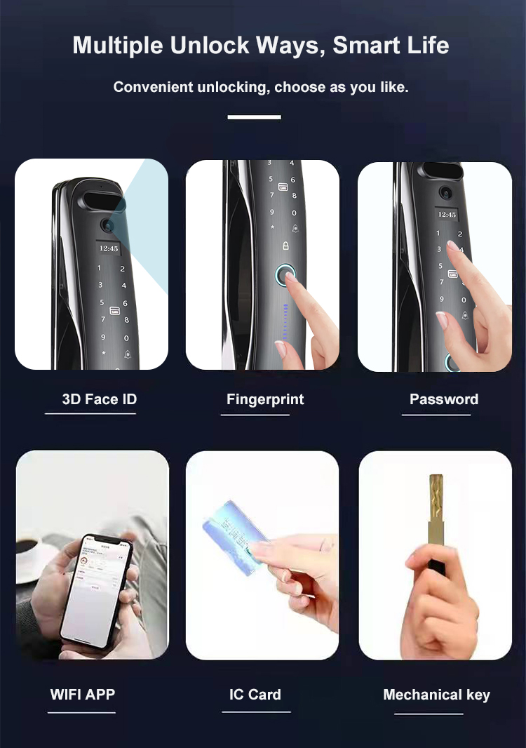 S931Max Automatic Fingerprint Door Lock USmart GO Intercom Lock For Door