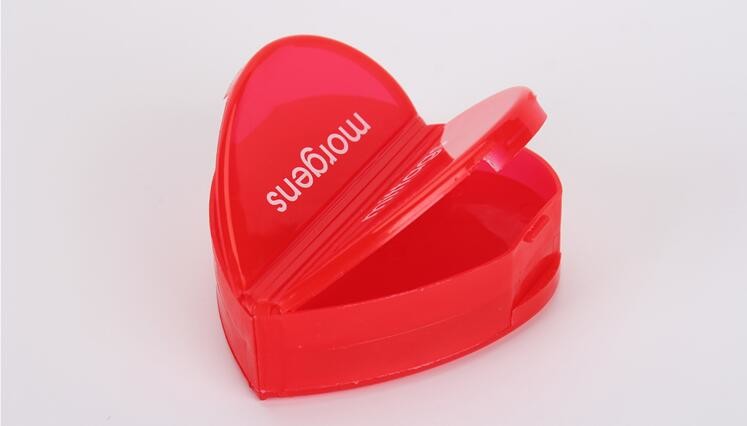 28 compartment column shape plastic pill storage box with pill crush box, Conventional eco-friendly 4 grids plastic trav