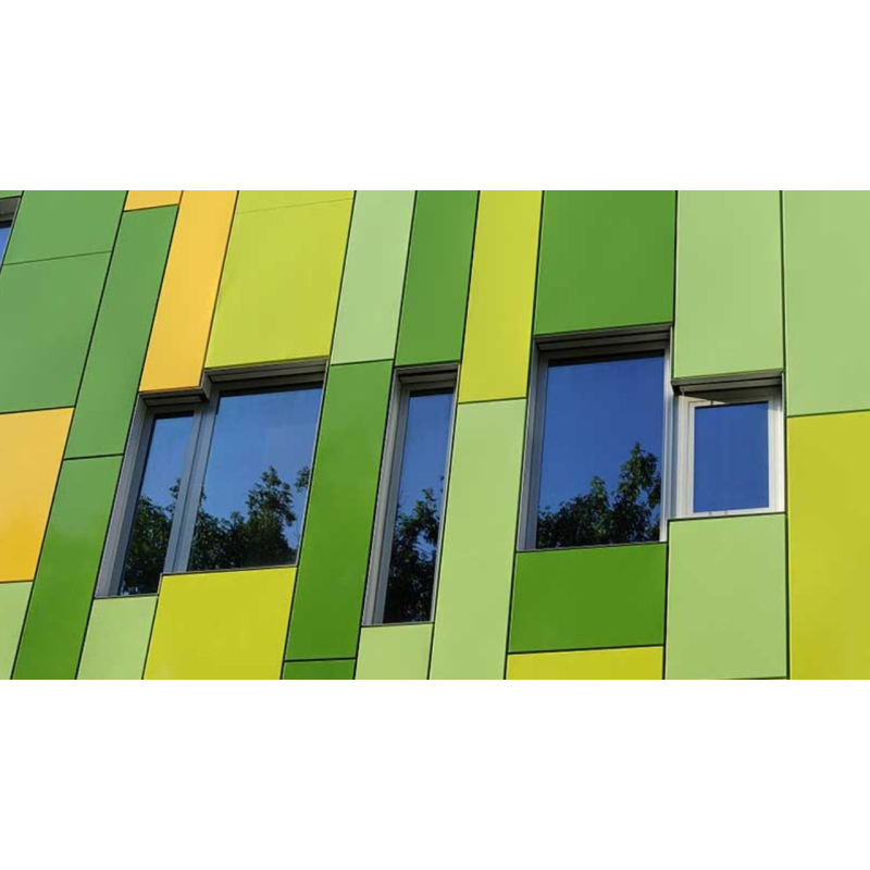 6MM ACM PVDF Aluminum Composite Panel For Commercial Interiors And Exteriors 1220 X 2440mm Antibacterial Surface