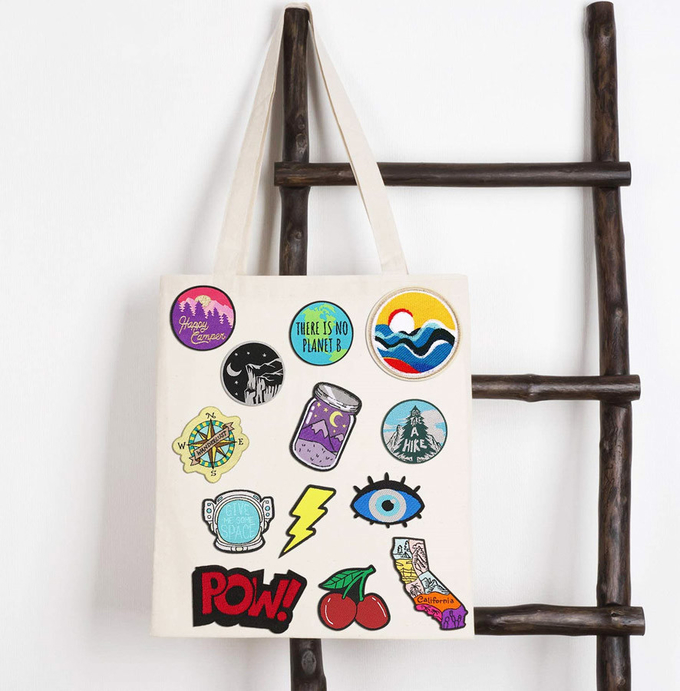 Brand Logo​ Embroidered Key Chain Merrowed Woven Yarn Material