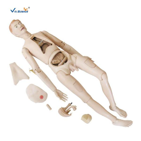 PVC Nature Size CPR Training Manikins Nurse Training Doll Male For Teachers /