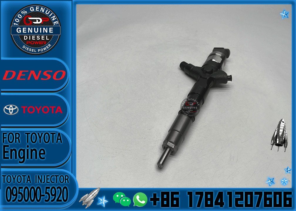 Diesel Injector 095000-5920 23670-09070 Fuel injector for Toyota Hilux 1KD-FTV 3.0L