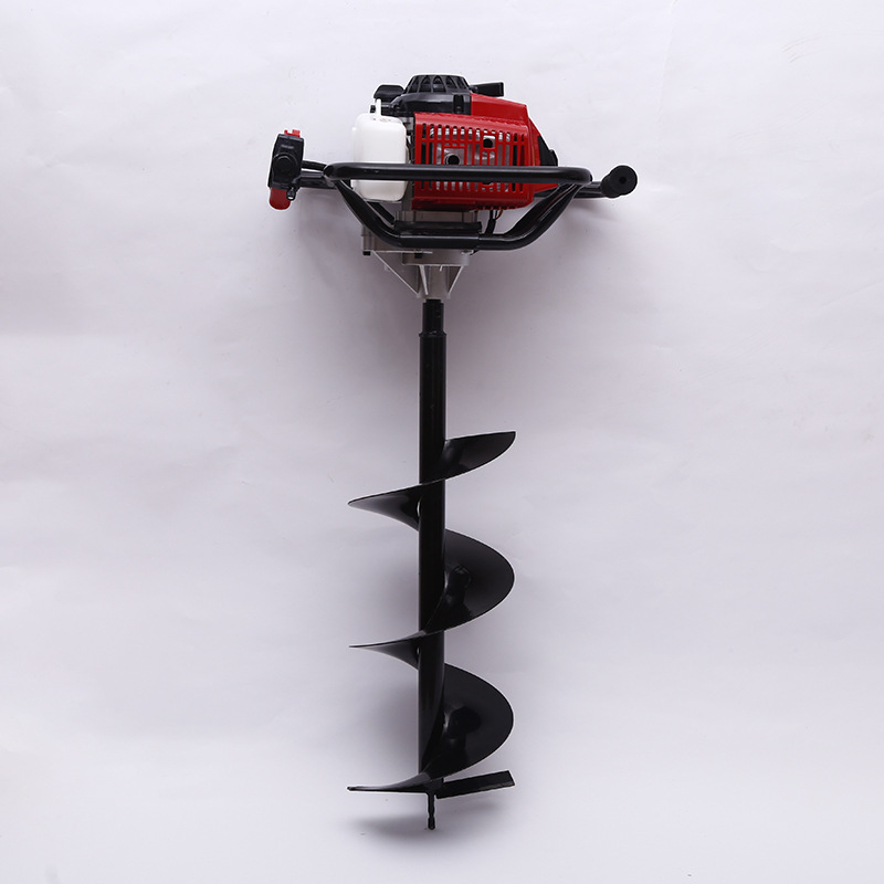 1 Person 2 Stroke 63CC Ground Digging Machine Planting Trees Fertilize gas earth auger For Orchard