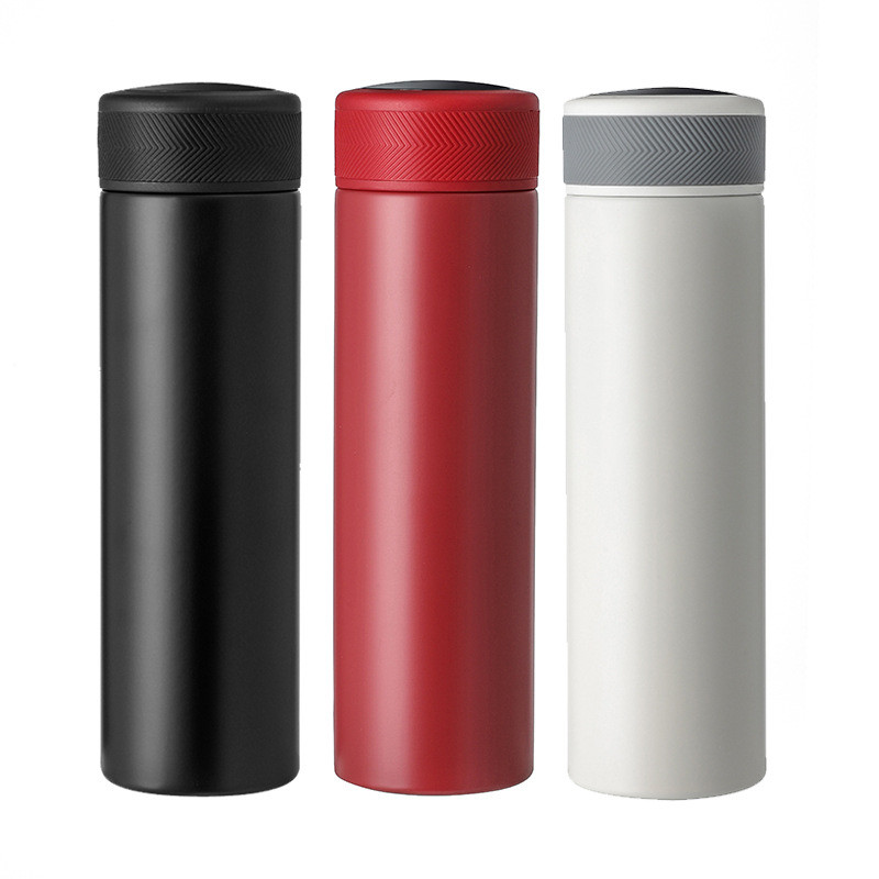 Double Walled Vacuum Insulated Water Bottle With LED Temperature Display