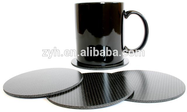 Hot Sales Carbon Fiber Products Carbon Fiber Drinking Coaster