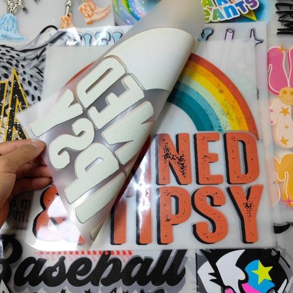 Washable Custom Heat Transfer Logo High Stretch DTF Transfer Printing Durable For Heat Transfer T Shirts