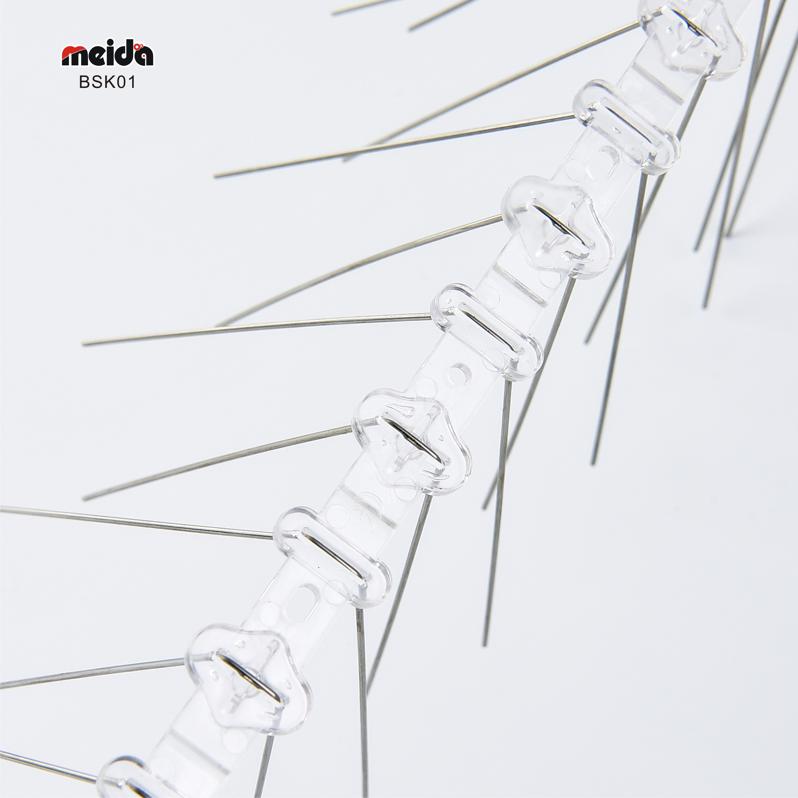 Effective Outdoor Stainless Steel Anti Pigeon Bird Spikes Deterrent Device for Roofs