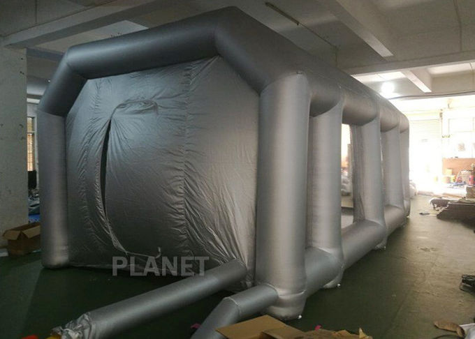 Automatic Car Inflatable Spray Paint Booth 6mx4mx3m With Logo Printing
