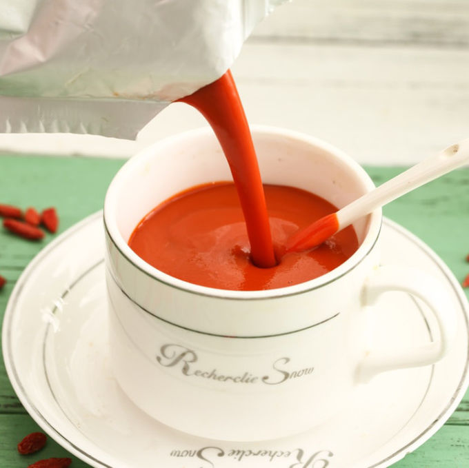 High Quality GMP 100% Natural Goji Berry Juice Concentrate goji juice concentrate extracting fresh juice goji berry