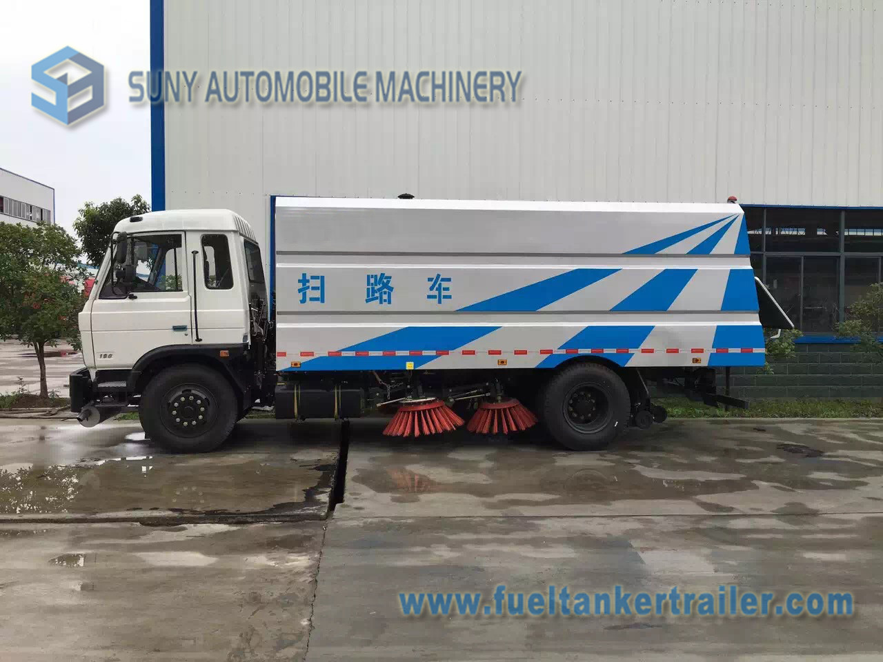 Highway Road Sweeper Truck DONGFENG 4x2 170hp Euro3 12CBM RHD LHD Tank