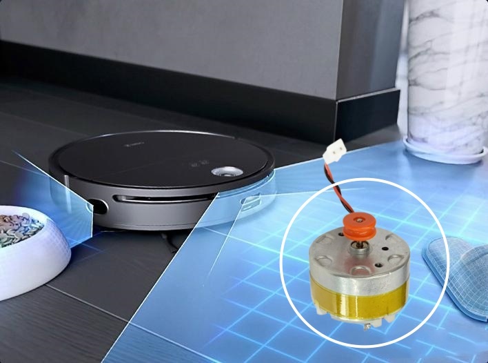Application of RF-500TB-14415 Micro DC Motors in Lidar for Robot Vacuum Cleaners