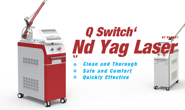 Nubway Q Switched Nd Yag long pulse laser tattoo laser removal machine
