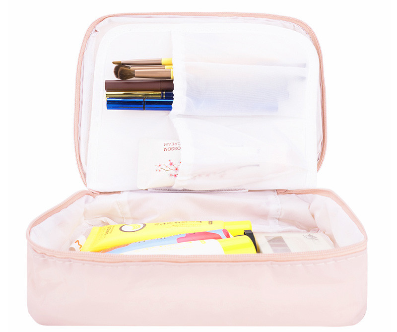Eco-Friendly Wholesale Custom Printed Pin Cosmetic Makeup Bag