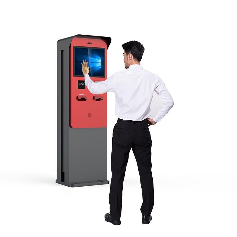 Waterproof Car Wash Parking Payment System NFC Outdoor Self Service Kiosk