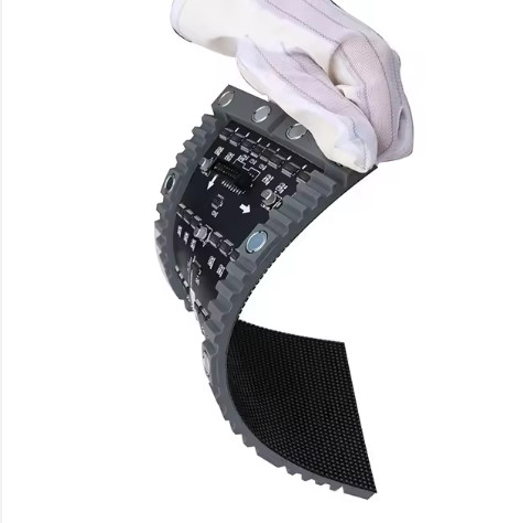 Indoor P2.5 240x120mm Module Size Flexible LED Screen For Cylinder Mobius Ring