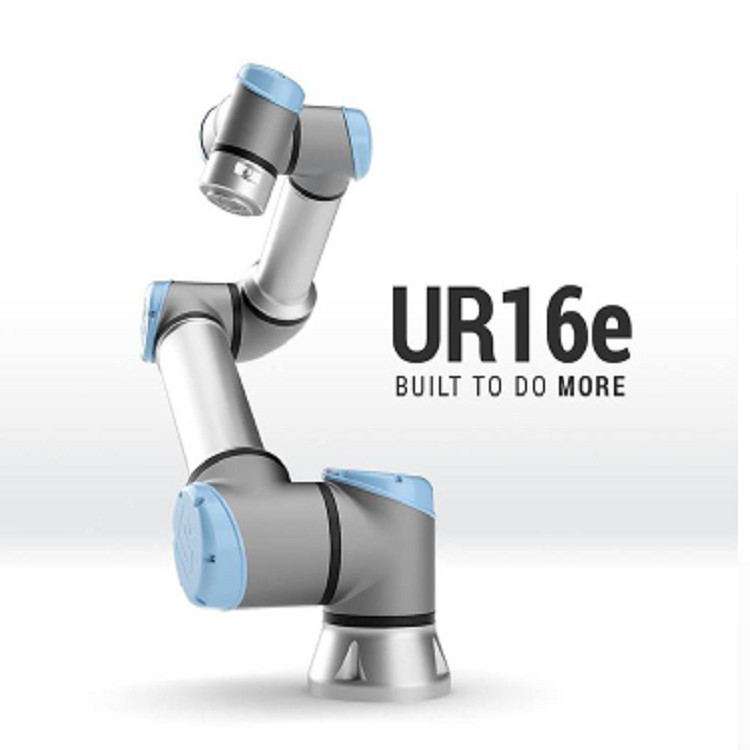 Collaborative robot UR16e with 6 axis cobot and maxmium reach 900mm and playload 16kg for mig welding robot