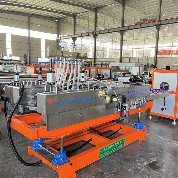 HDPE PP Plastic Double Wall Corrugated Pipe Extruder Machinery Bellows Production Machine