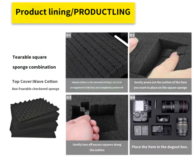 Heavy Duty Lockable Tool Storage Case EM58 IP67 Waterproof