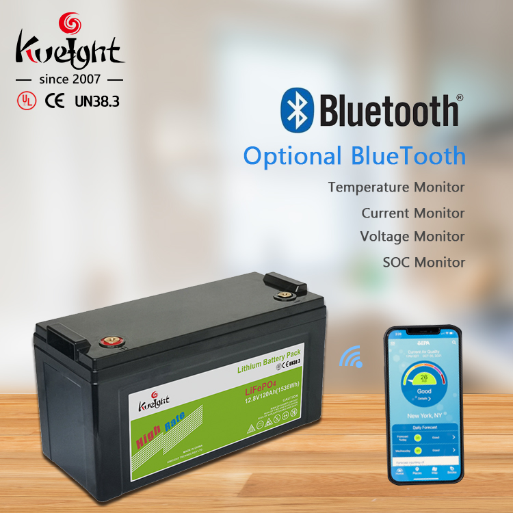 Lithium Ion Lifepo4 Rv Battery Home 12.8v 120ah Solar Energy Storage Battery
