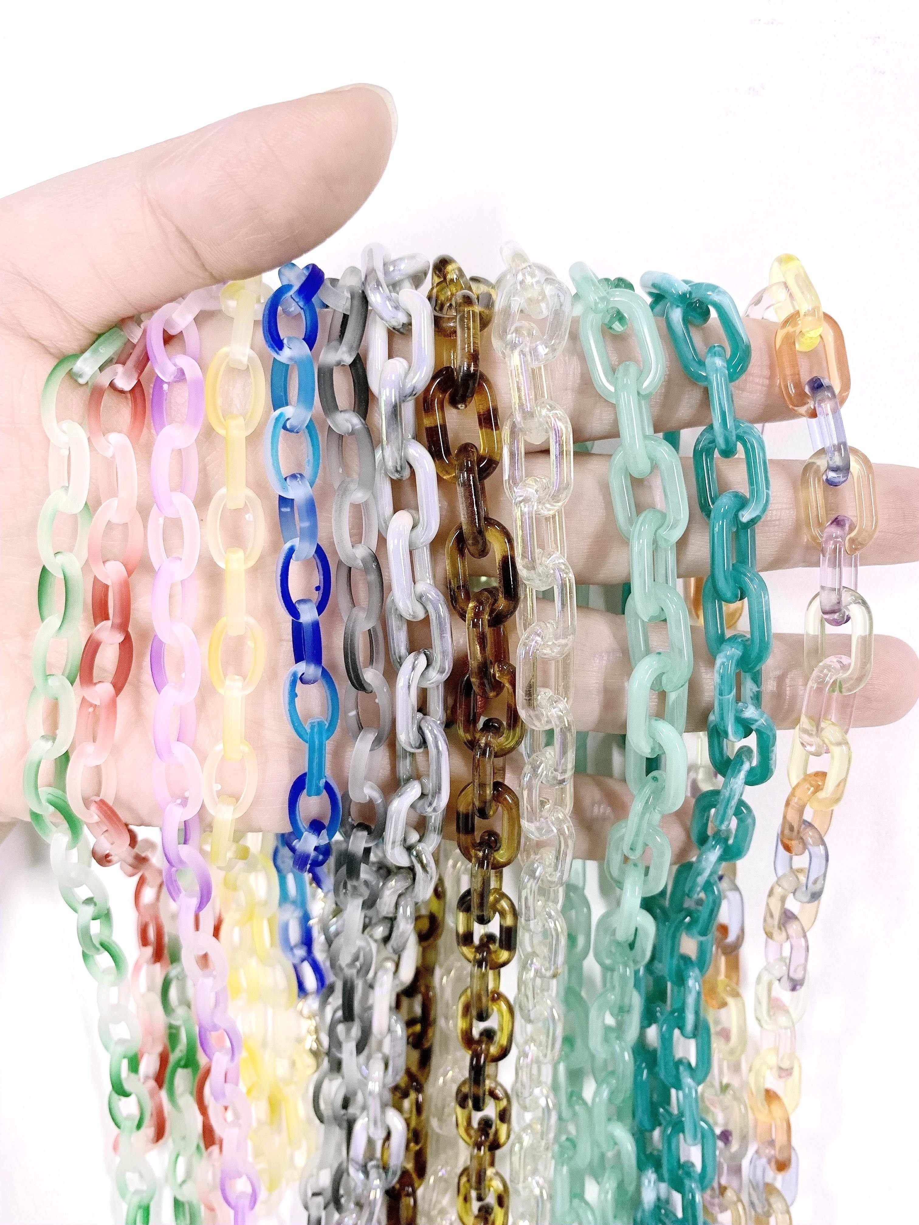 Resin Gold Zircon Brass Magnets Handmade Beads Bracelets Gradient