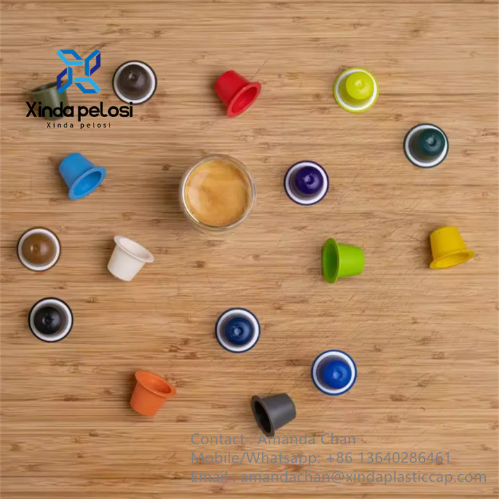 Disposable Capsule Coffee Pods Aluminum Empty Capsule With Lid With Sticker