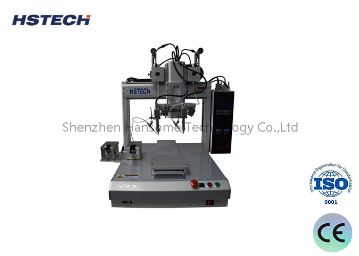 Double Soldering Tip Single Platform Automatic Soldering Machine