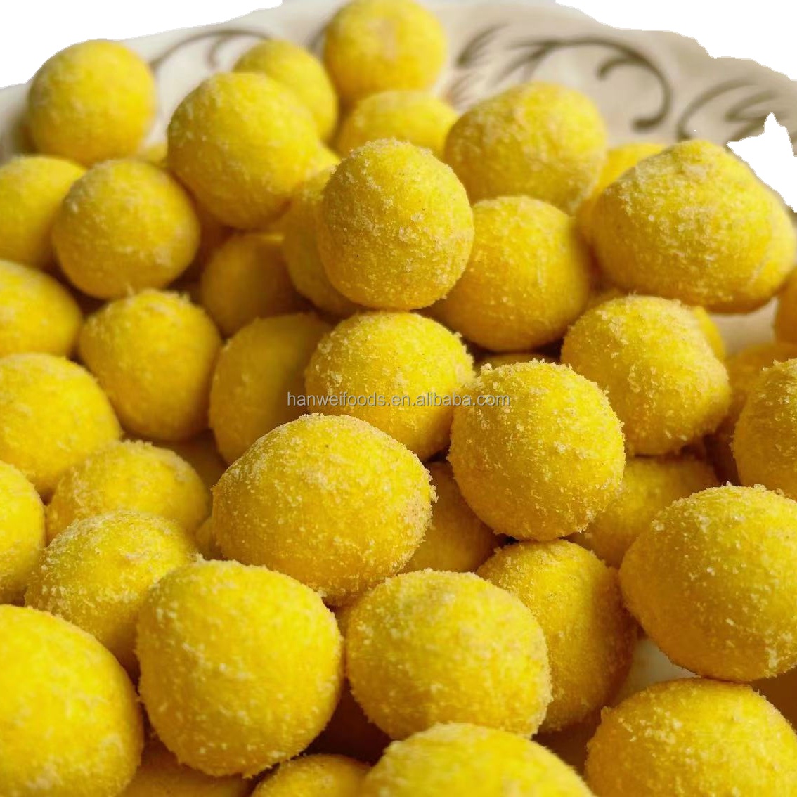 Can't miss the delicious snacks peanuts multi-flavor cheese coated peanuts snacks