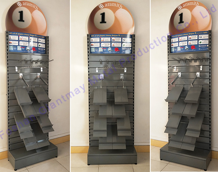 Metal Slat Wall Stand Mobile Accessories Slatwall