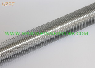 Aluminum Extruded Finned Tubes With Flexible For Bending And Coiling / Low Fin Tubes