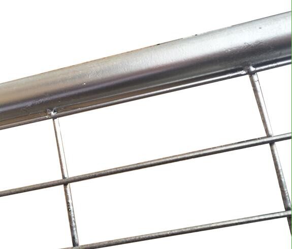 Outdoor 2400mm Wide Temporary Steel Fencing Corrosion Resistant