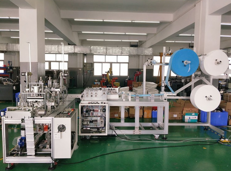 Servo Control Ultrasonic Nonwoven Mask Making Machine