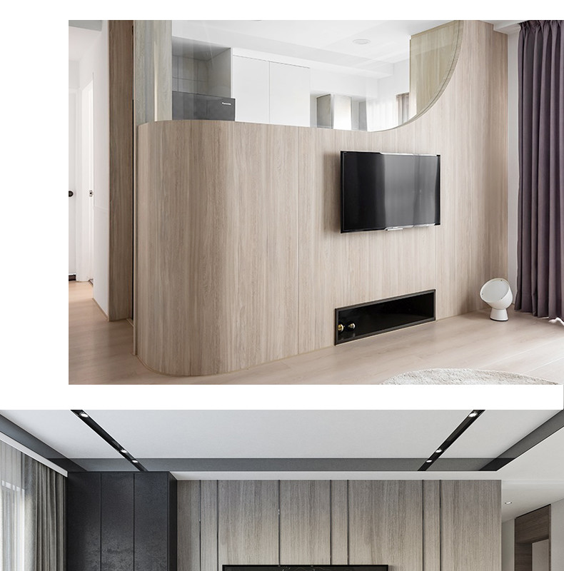 Modern Luxury Interior Decoration Wood Veneer Wall Panel 5mm 8mm