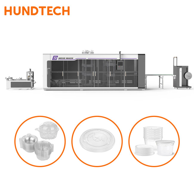 PVC 11T Industrial Thermoforming Machine Semi Automatic 120KW