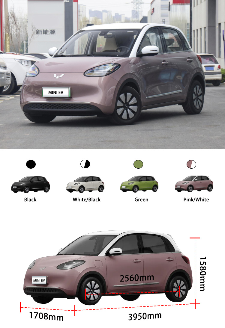 China Cheap Electric Vehicles Pure Used Cars Wuling Mini EV Electric Car