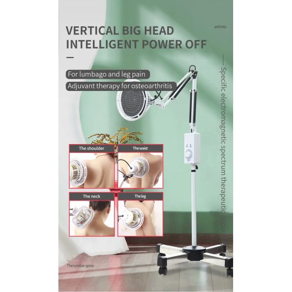 Medical Magic TDP Infrared Heat Lamp Stainless Steel Floor Standing With Flexible Arm