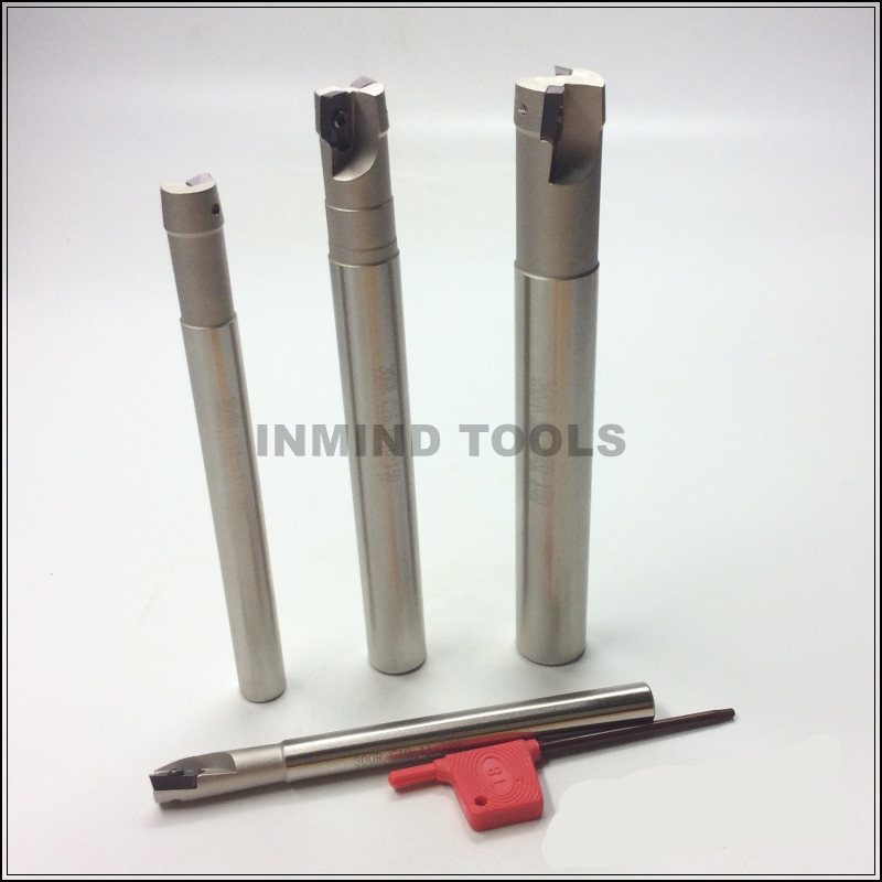 Straight Shank Indexable Milling Tools With Flat Cut Shank APMT1604 APMT1135 Inserts