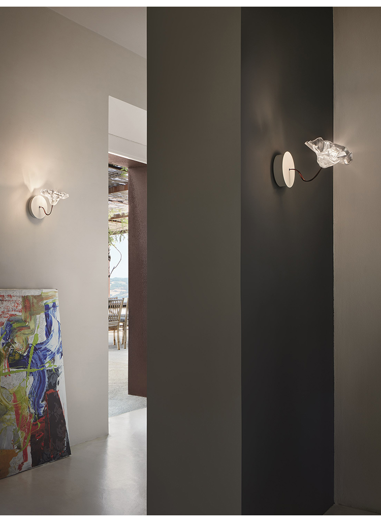 Replica Design Art Decor Acrylic Wall Lamp for Bedroom Kids' Room Hotel Aisle Petal Wall Lamp(WH-OR-240)