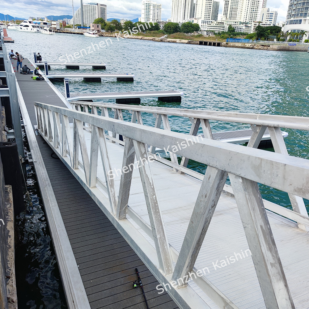 Boating Aluminum Pontoon Floating Docks Finger Bridge Dock Floating Walkway
