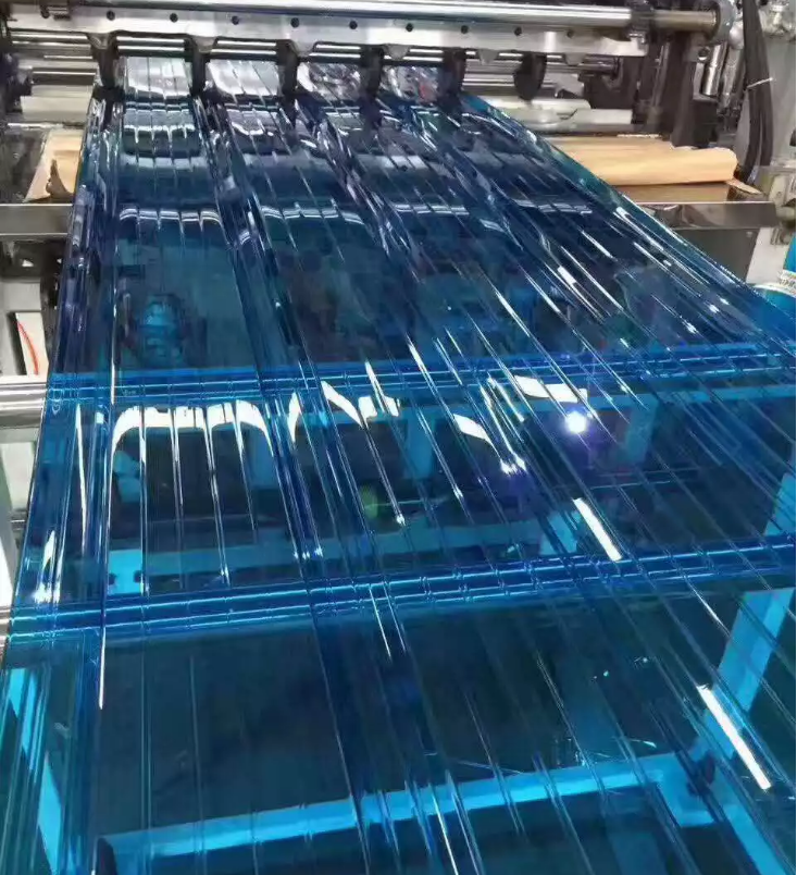 Polycarbonate Corrugated Plastic Skylight Sheet with Customized Length 0.8mm-2.8mm