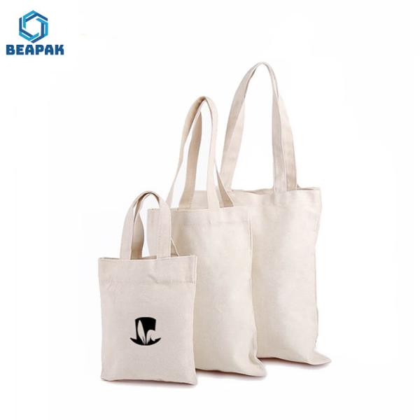 Quality Jute Cotton Canvas Foldable Reusable Blank Shopping Bags for sale