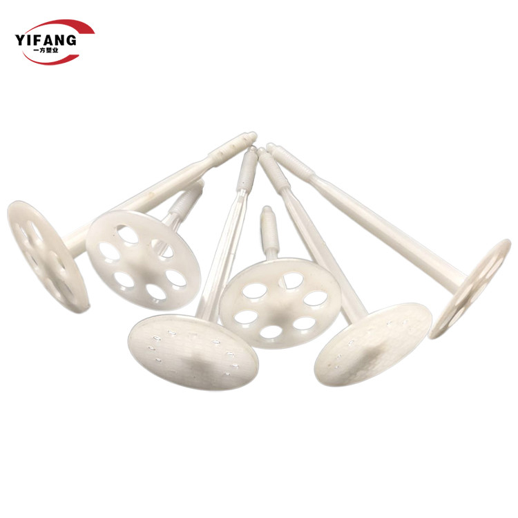 Customized Grip 60mm Plastic Masonry Fastener White Color
