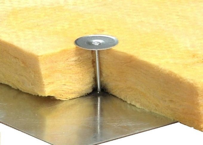 Stainless Steel Round Base Cup Head Weld Pins For HVAC System