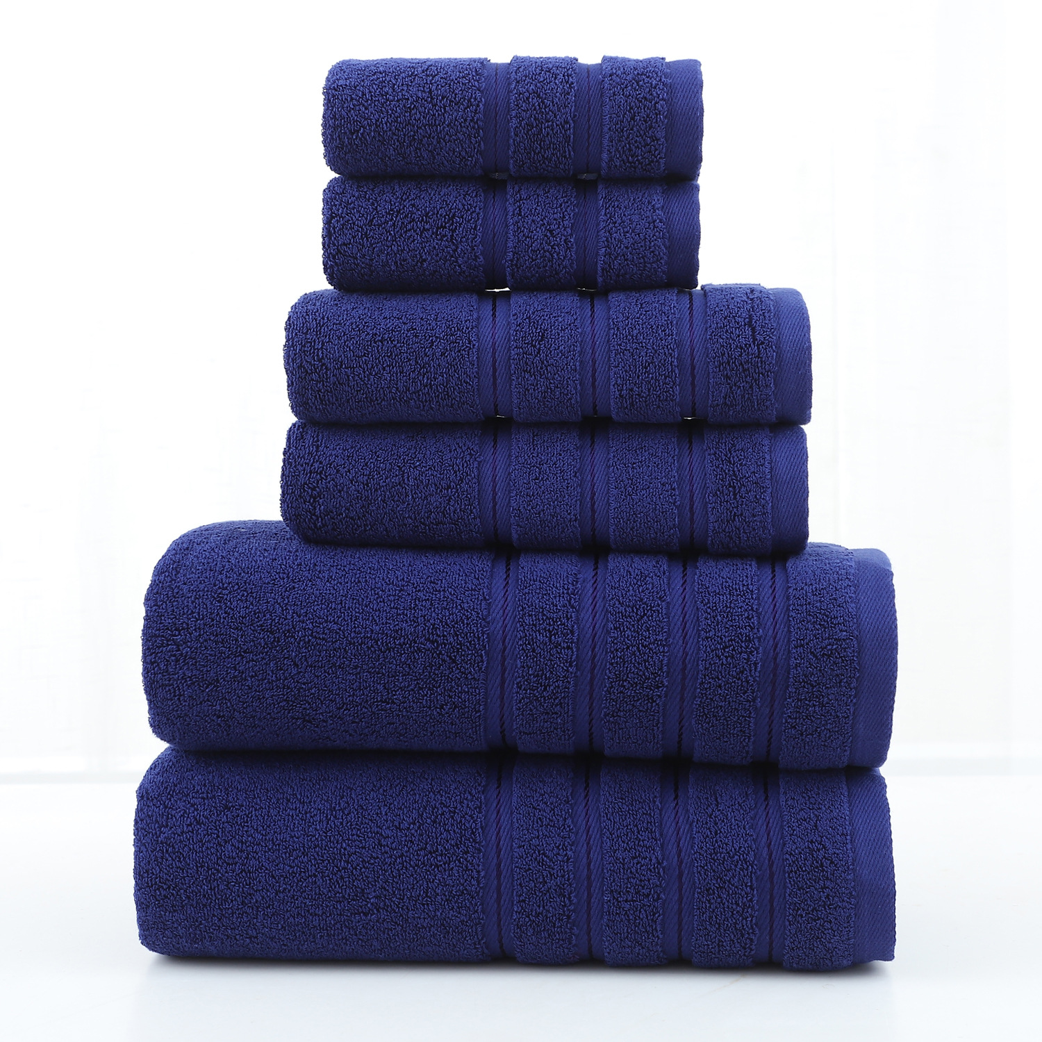 Extra Large Cotton Towel Set for Hotel Home Spa 6 Piece/Set Soft and Luxury Advantage