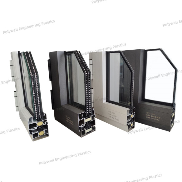 Customized Composite Aluminium System Window With Thermal Break Profile Sound Insulation Window
